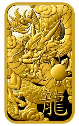 Argor-Heraeus - Gold bar Year of the dragon 2024 - 1 ounce
